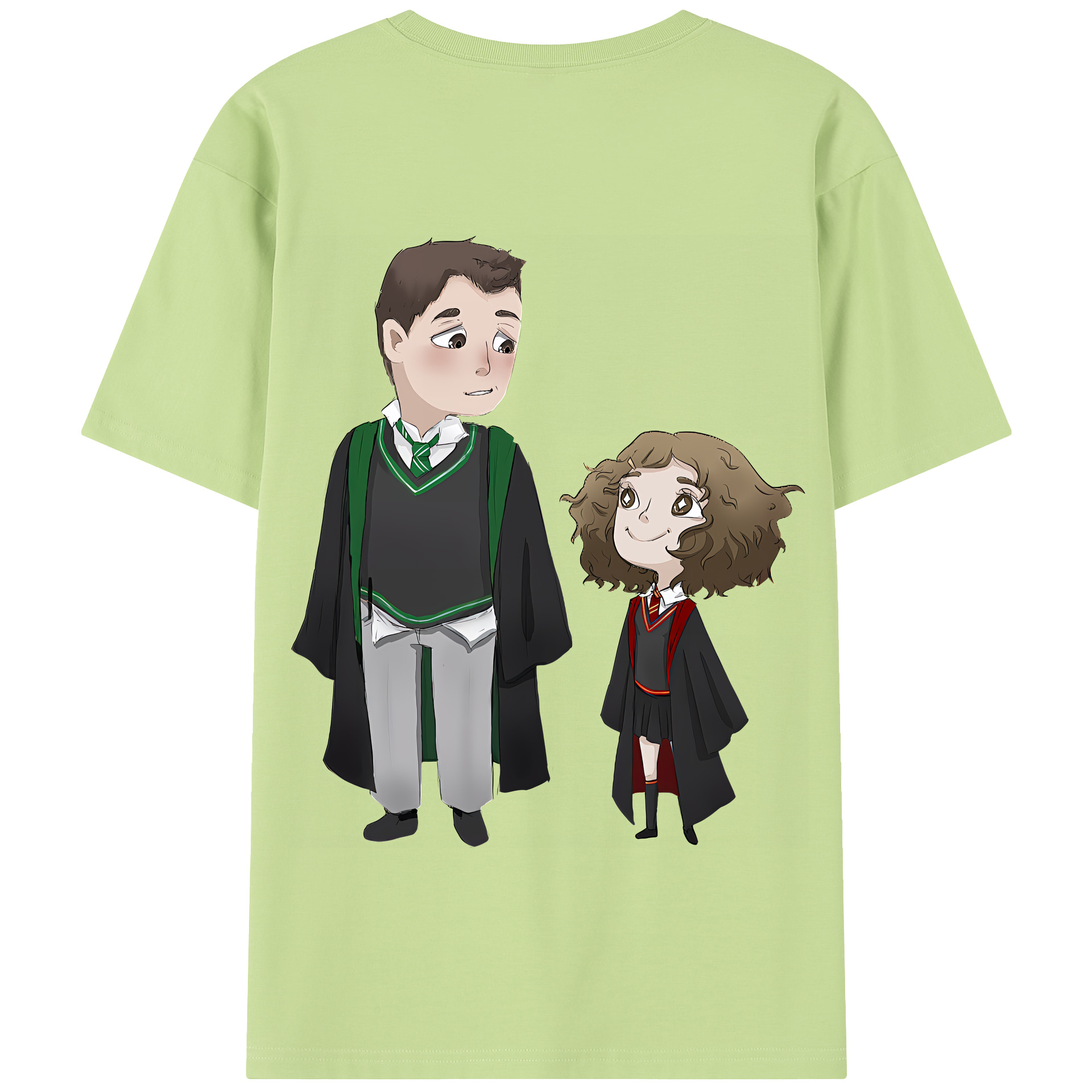 （画像用） Harry Potter ハリー・ポッターシリーズ 綿100％半袖Tシャツ（背面プリント）